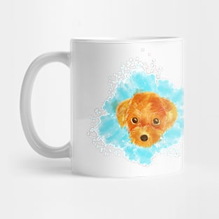 Cute Dog Watercolor Art Mug